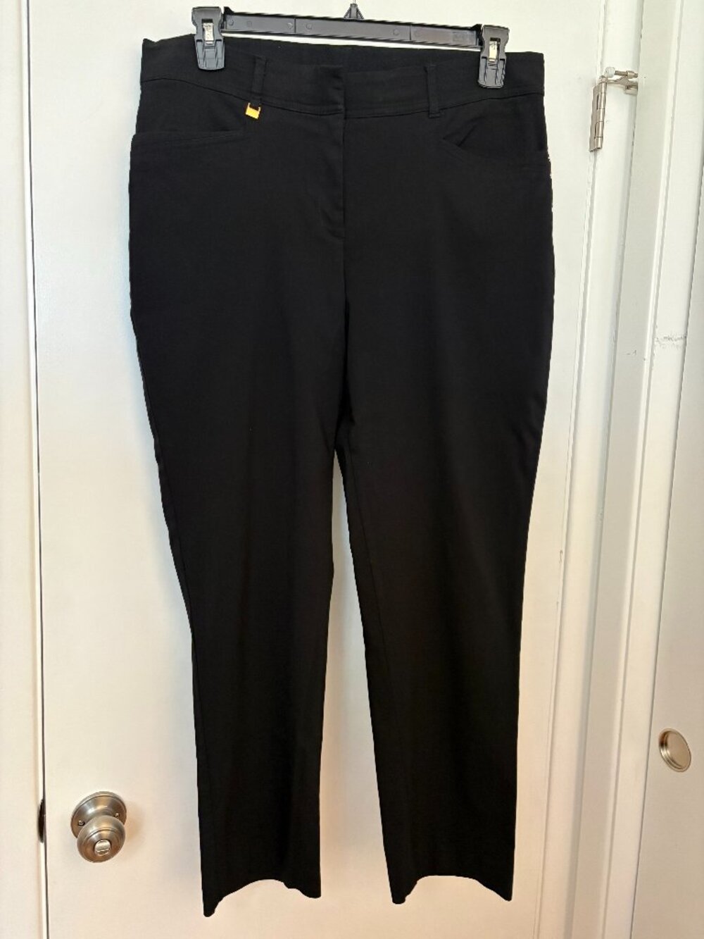 JM collection black womens trousers size 14 Short